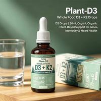 Formule alimentaire complète D3 Plus K2 à force maximale 10000 UI D3 et 120 mcg K2 sous forme de MK7, 30 portions, complément OEM