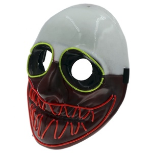 De alto brillo de la noche brillan en la oscuridad de EL LED de neón máscara para EL concierto de miedo fiesta - Product Image 2