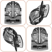 Marqueur de ligne pour balle de golf, stylo pour dessiner des marques d'alignement, accessoires d'entraînement pour le putting, plastique de haute qualité, portable et léger