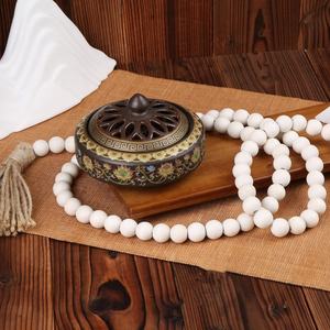 Guirlande de <span class=keywords><strong>perles</strong></span> <span class=keywords><strong>en</strong></span> <span class=keywords><strong>bois</strong></span> de style ferme avec pompons, décoration rustique de campagne, grande décoration murale, <span class=keywords><strong>perles</strong></span> bohèmes, style artistique pour la décoration de la maison - Product Image 6