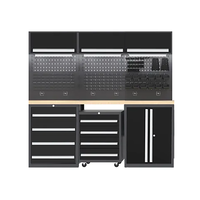 Armoires à outils combinées, établi d'atelier en acier robuste, armoire à outils avec rangement multi-tiroirs, coffre à outils de garage