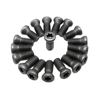 M1.6 M1.8 M2 M2.2 M2.5 Torx Bolt Replacement Insert Screw Steel Torx Screws for Holder Zinc Plated Black Oxide Finish 3.5mm ISO