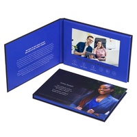 Pantalla lcd tft digital personalizada, folleto de vídeo, catálogo para regalo de felicitación, invitación, tarjeta de negocios, publicidad