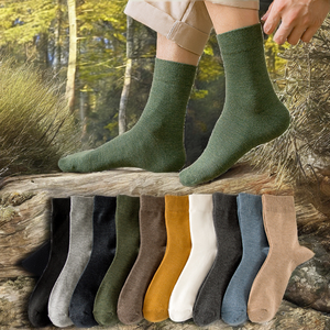 Sporty Casual Cotton Breathable Crew <strong>Socks</strong> for Men Business Autumn <strong>Custom</strong> Design Bottom Knitted <strong>Socks</strong> Perfect Gift <strong>Manufacturer</strong> - Product Image 2