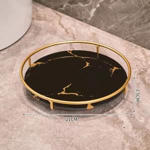 אמבטיה מדף אור יוקרה אמבטיה אמבטיה לשטוף יד שולחן אחסון קוסמטיקת שולחן למעלה הלבשה מדף - Product Image 6