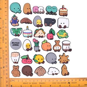 2025 New Cute Jelly Cat Series SW Rubber <b>Shoes</b> Buckle DIY <b>Accessories</b> Upper Position Decoration Clog Charm 2.5-3.5cm Custom - Product Image 4