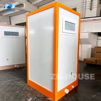 Salle de douche mobile de luxe Salle d'eau portable WC Conteneur Maison Salle de repos Toilette Salle de bain Compost Toilettes mobiles portables