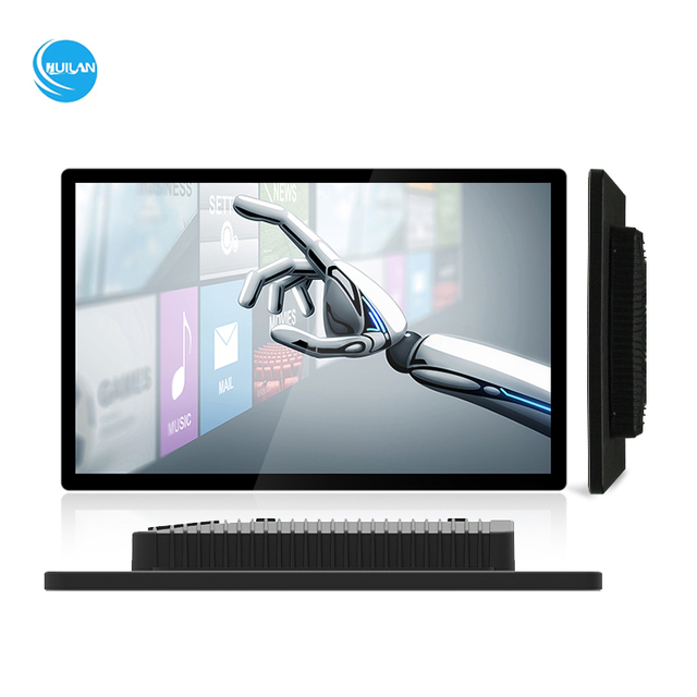 OEM Factory Wall-Mounted IP65 Waterproof Capacitive Touch Screen Industrial Panel PC Fanless Design in Stock