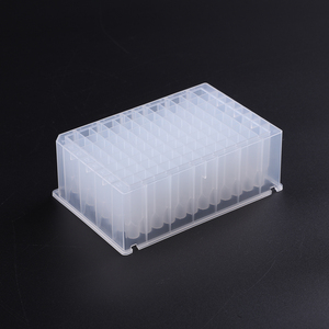 Vendita calda materiali di consumo da laboratorio kingfisher pettine a punta magnetica 96 pozzetti U fondo in polipropilene trasparente piastra a pozzetti profondi - Product Image 1