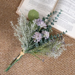 Fleurs artificielles décoratives de type Gypsophile pour bouquet de mariage et décoration murale CF01373 en tissu tissé plastique - Product Image 3