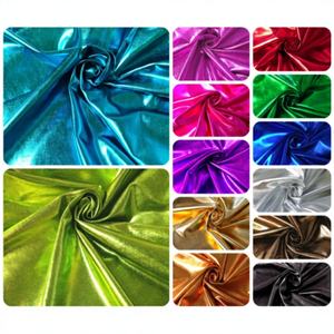 Tela de Spandex con Lámina Metálica y Tejido de Punto Transpirable para Vestidos, Ropa de Baile y Disfraces - Product Image 1