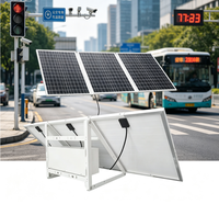 Sistema Solar DC de 666 Wh, Kit Solar de 12 V, 24 V, 48 V, Panel Solar de 120 W, Kit Completo para Cámaras CCTV PTZ 4G de Gran Zoom y Sensores