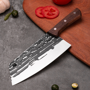 Couteau de chef <span class=keywords><strong>chinois</strong></span> forgé Jinniangzi |   Couteau de 7 pouces en acier inoxydable avec manche en bois |   Couteau de cuisine tranchant pour trancher et hacher, vente en gros - Product Image 2