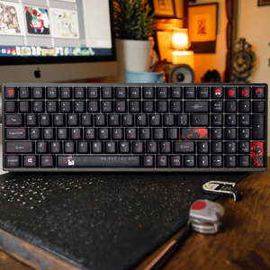 Uchiha Itachi Cherry Keycaps Anime ANSI ISO diseño Keycaps 139 teclas 5 Face Dye sublimación Keycaps para MX Switch <span class=keywords><strong>Keyboard</strong></span> - Product Image 4