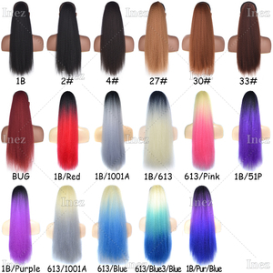 <span class=keywords><strong>Coiffure</strong></span> synthétique 22 pouces YaKi Extension <span class=keywords><strong>de</strong></span> <span class=keywords><strong>queue</strong></span> <span class=keywords><strong>de</strong></span> <span class=keywords><strong>cheval</strong></span> droite Extension <span class=keywords><strong>de</strong></span> <span class=keywords><strong>queue</strong></span> <span class=keywords><strong>de</strong></span> <span class=keywords><strong>cheval</strong></span> avec cordon <span class=keywords><strong>de</strong></span> serrage pour femmes - Product Image 4