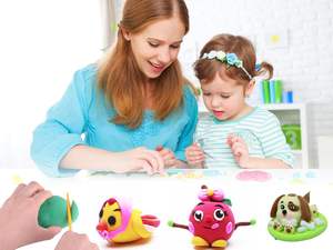 Kit de Arcilla de Secado al Aire Súper Ligera y No Tóxica de 36 Colores, Plastilina Suave Ultraligera para Modelar para Niñas y Niños, Empacada en Bolsa - Product Image 2