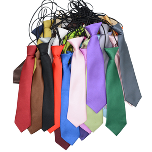 Cravate pour enfants de couleur unie filles primaire maternelle bébé <span class=keywords><strong>arc</strong></span> noir rouge uniforme scolaire accessoire - Product Image 1