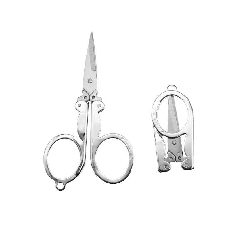 JuZhengSheng retractable small folding steel stainless scissors Mini Scissors