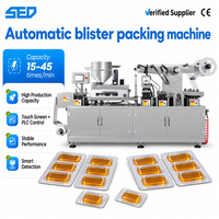 Machine d'emballage sous blister pour l'industrie alimentaire, à commande servo, certifiée CE, à faible bruit, avec corps en acier inoxydable 316