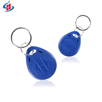En stock 13,56 MHz F08 Porte-clés RFID NFC Contrôle d'accès Porte-clés RFID Livraison rapide