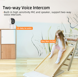 Camera an ninh gia đình trong nhà 2MP tầm nhìn ban đêm góc rộng Cảm biến CMOS giọng nói hai chiều màn hình bé đám mây kết nối điện thoại di động - Product Image 3