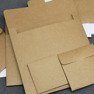 Petites enveloppes en carton brun rétro pour DVD, pochettes en papier pour <span class=keywords><strong>CD</strong></span>, supports de rangement, housses carrées en papier - Product Image 2