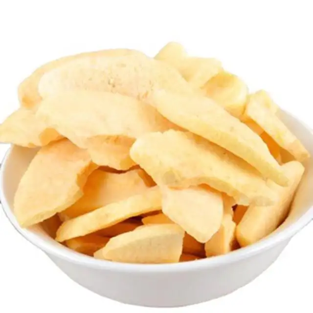 Maçã deshidratada seca fritas de frutas congelar maçã seca