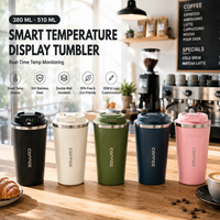 Mug à café isotherme en acier inoxydable avec logo personnalisé Kingze OEM, tasse à café sous vide pour cadeau d'entreprise