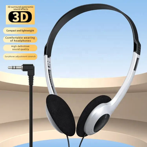 Auriculares desechables para niños con interfaz de 3,5mm, auriculares de línea aérea gratuitos con reducción de ruido para niños - Product Image 6