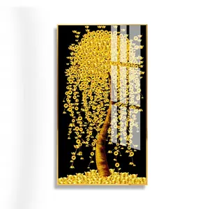 Arts Crafts Diy Cross Stitch Golden Tree Embroidery Picture Diamond Painting