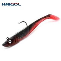 Leurres de pêche souples colorés à 8cm 10cm 12cm 15cm appâts en Silicone pour brochet sandre appâts de pêche leurre souple paquet personnalisé OEM