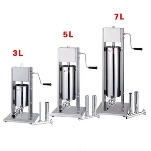 Machine à farcir les saucisses <span class=keywords><strong>maison</strong></span> 3L 4 tubes à farcir, remplissage de saucisses à farcir la viande - Product Image 1