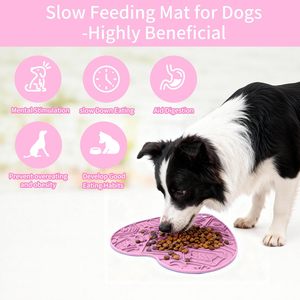 Tapis de léchage en silicone personnalisé pour animaux de compagnie, antidérapant, pour chiens et chats, pour la diversification des aliments et la distribution lente de friandises - Product Image 4