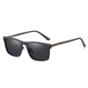 <span class=keywords><strong>Lunettes</strong></span> optiques pour hommes MS 91730 avec clip solaire, monture en métal, style géométrique - Product Image 3