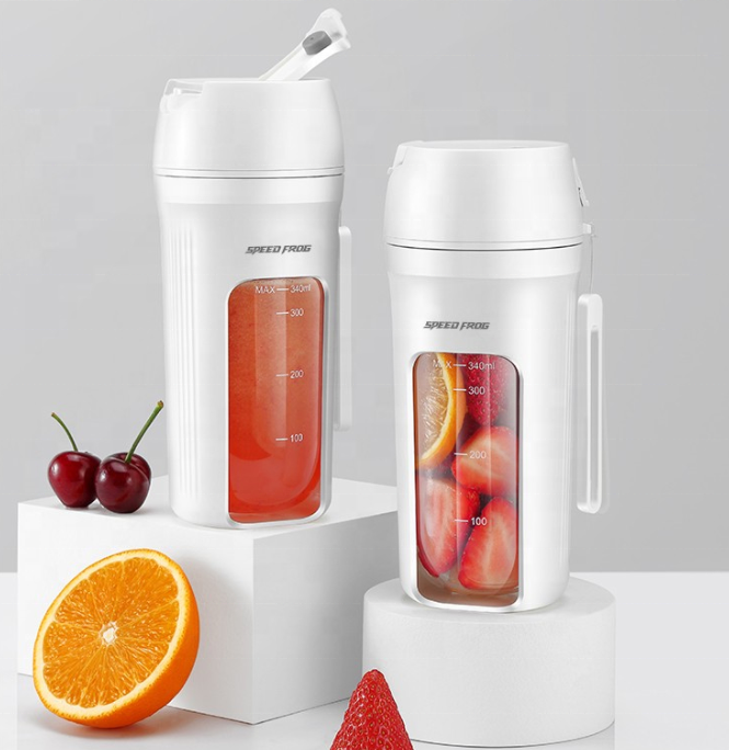 Кухонный мини-блендер, мини-блендер, портативная соковыжималка 340 мл, устройство для приготовления смузи, Миксер для фруктов с двумя чашками
