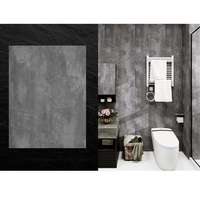 Panneau mural en pierre SPC moderne pour une installation rapide, salle de douche étanche pour la rénovation de salles de bain d'hôtel et de villas
