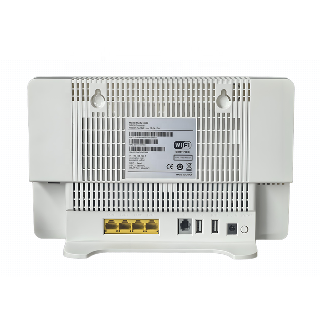 FTTH Routing Type ONT GPON ONU HG8245Q 4GE+1TEL+2USB+WIFI 2.4G 5G Dule Band WiFi Modem Router