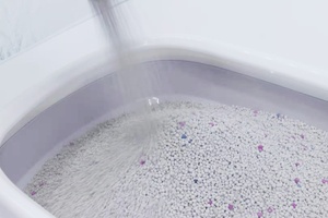 Lettiera per Gatti in Bentonite Sferica 5L, Agglomerante Rapido, Ecologica, Profumata alla Lavanda, a Bassa Polvere, 99% Senza Polvere, Altamente Assorbente, Gratuita - Product Image 6