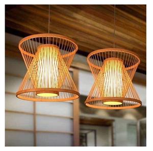 Lámparas colgantes de mimbre hechas a mano, lámpara colgante de ratán, lámpara de tejido de bambú, candelabros de ratán de Vietnam - Product Image 5