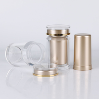 Vente en gros de flacons vides transparents pour produits de santé, flacons à capsules, flacons personnalisés en acrylique pour produits de santé, flacons avec pompe pulvérisatrice