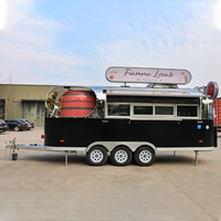 Nouvelle Conception Remorque de Restauration Mobile Personnalisée pour BBQ, Café, Hot-dogs, Glaces, Camion de Cuisine Entièrement Équipé