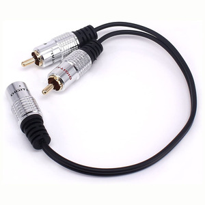 สายอะแดปเตอร์เสียงแจ็ค <span class=keywords><strong>RCA</strong></span> สเตอริโอตัวเมีย<span class=keywords><strong>3.5</strong></span>มม. สำหรับสมาร์ทโฟน MP3แท็บเล็ตโฮมเธียเตอร์ - Product Image 6