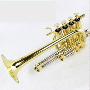 <span class=keywords><strong>Trompette</strong></span> <span class=keywords><strong>soprano</strong></span> en laque d'or de vente directe d'usine - Product Image 2