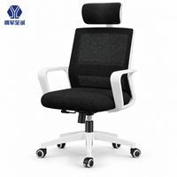 Chaise de bureau ergonomique pivotante moderne et abordable avec support lombaire pour la maison, l'étude et les longues sessions assises