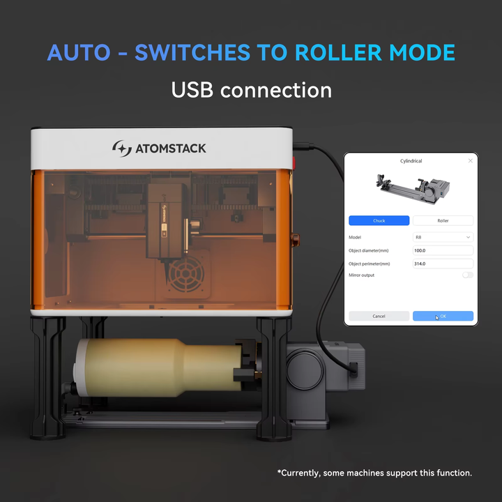 Atomstack P1 Portable Dual-Diode Laser Engraver & Cutter for Stone with ...