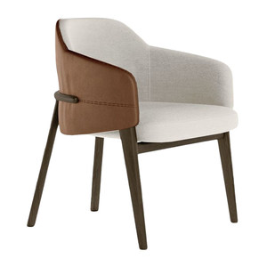 Silla con Respaldo de <span class=keywords><strong>Estilo</strong></span> Nórdico, Lujo Ligero, Minimalista, para <span class=keywords><strong>Restaurante</strong></span>, Sala de Negociación de Hotel, Sala de Conferencias, Sillón - Product Image 2