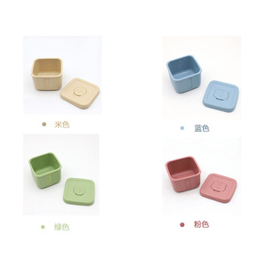 Boîte de conservation moderne et minimaliste en silicone pour aliments pour bébés, avec couvercle hermétique assorti, pour la portionnement des aliments complémentaires pour nourrissons - Product Image 2