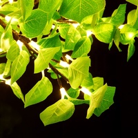 Arbre de Noël artificiel lumineux à LED vert de 9 pieds, décoration de luxe pour l'extérieur, vente chaude en usine