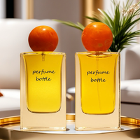Oem Flacon de parfum en verre cristal Design de luxe 50ml 100ml 80ml Flacon en verre Vaporisateur de maquillage Flacon de parfum avec boîte