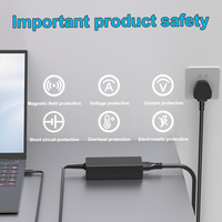 Cargador Universal USB C de 100W para Portátiles HP, Lenovo, Acer, Asus, Samsung, MSI, Ultrabook, Chromebook, Adaptador de CA con 14 Puntas
